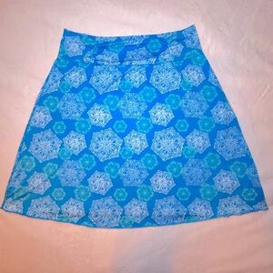 Tranquility by Colorado Clothing Floral Blue A-Line Skirt